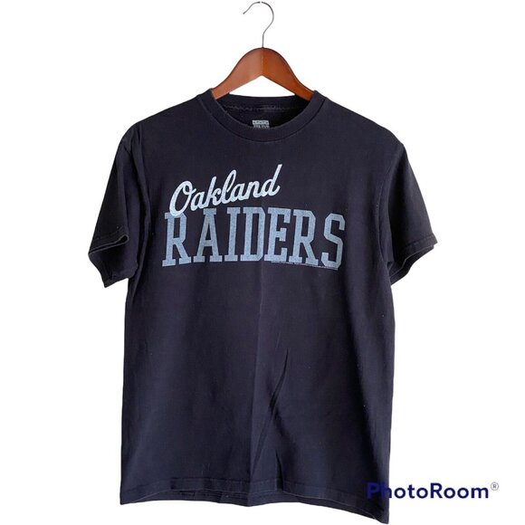 Oakland Raiders Black Men's T-Shirt M Football NFL Junk Food 2012 - Picture 7 of 11